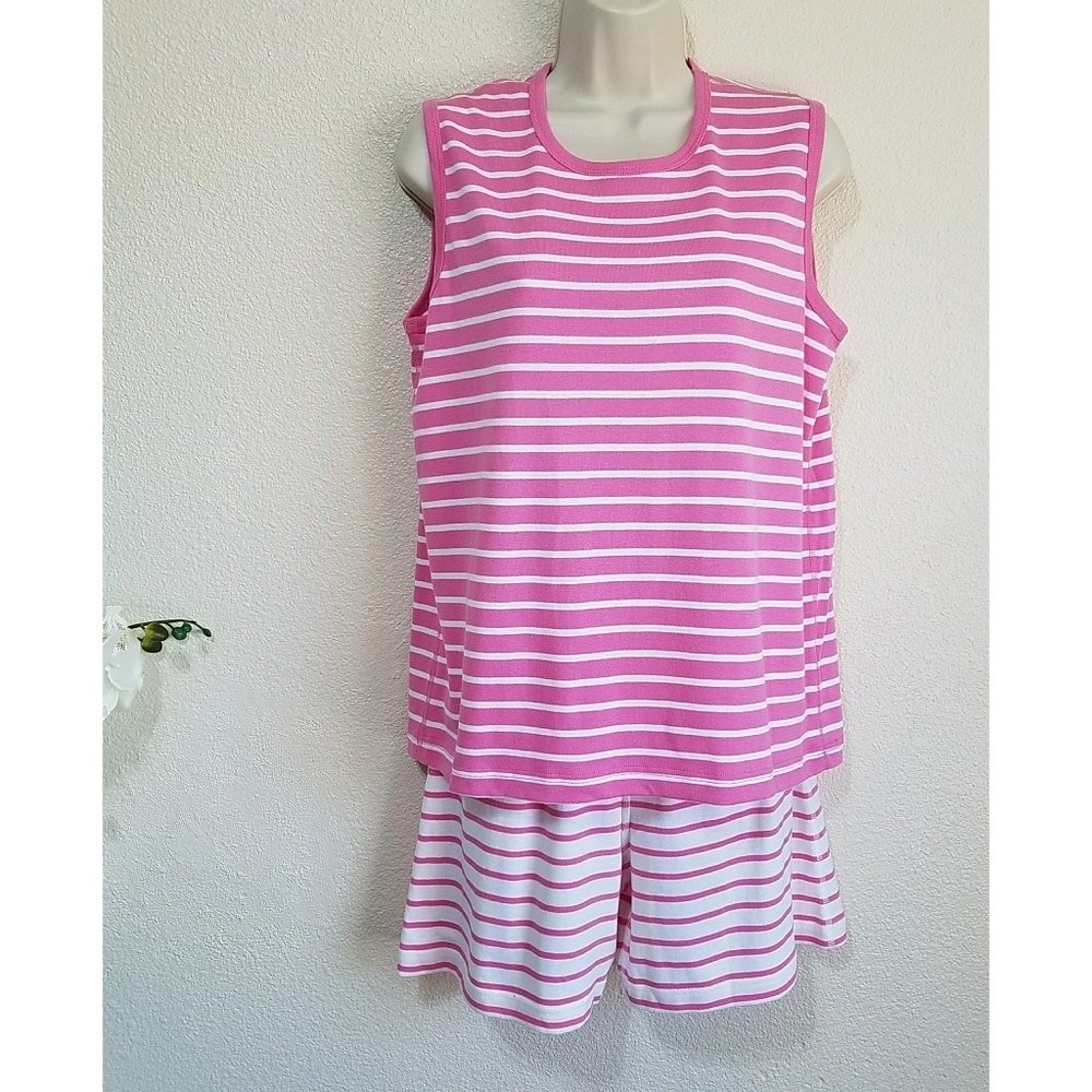 Hanna Andersson Women's Striped Organic Cotton Pajama Set